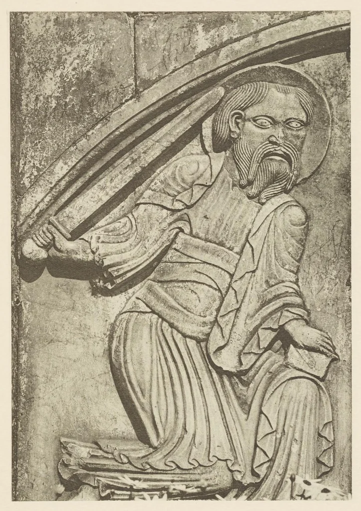 An illustration from Romanesque sculpture of the pilgrimage roads, 1923, leaf 30