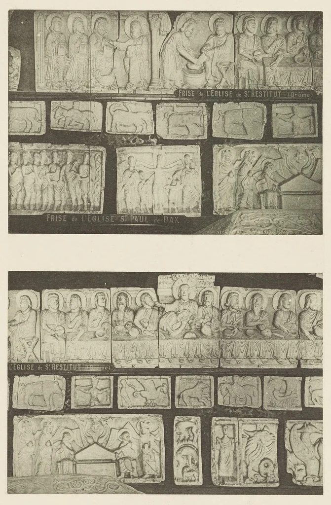An illustration from Romanesque sculpture of the pilgrimage roads, 1923, leaf 40