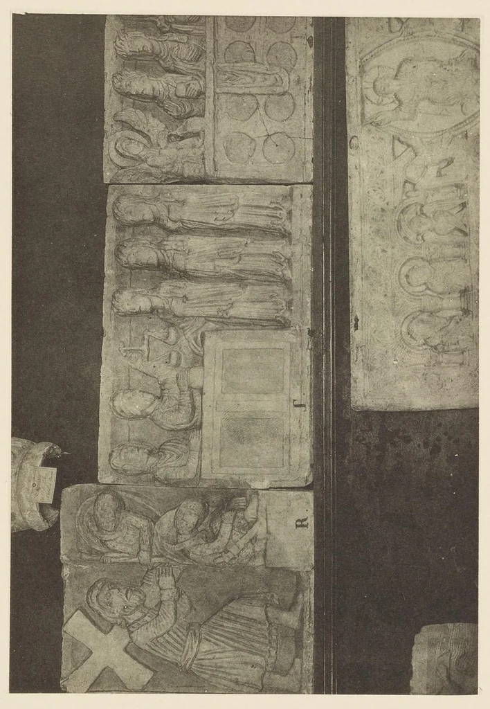 An illustration from Romanesque sculpture of the pilgrimage roads, 1923, leaf 46