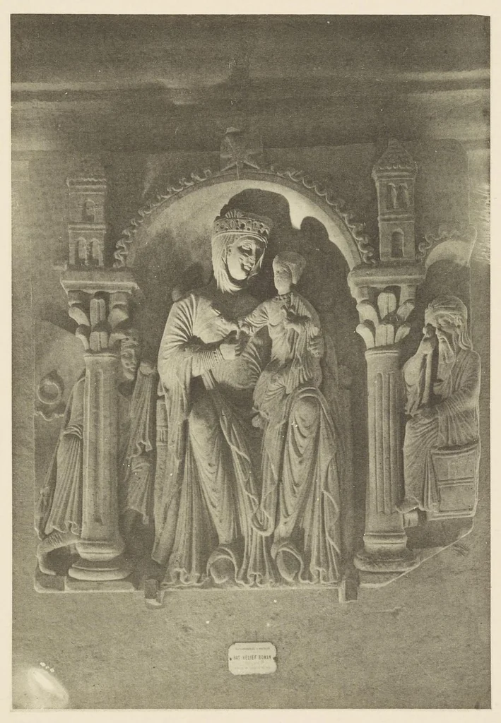 An illustration from Romanesque sculpture of the pilgrimage roads, 1923, leaf 52