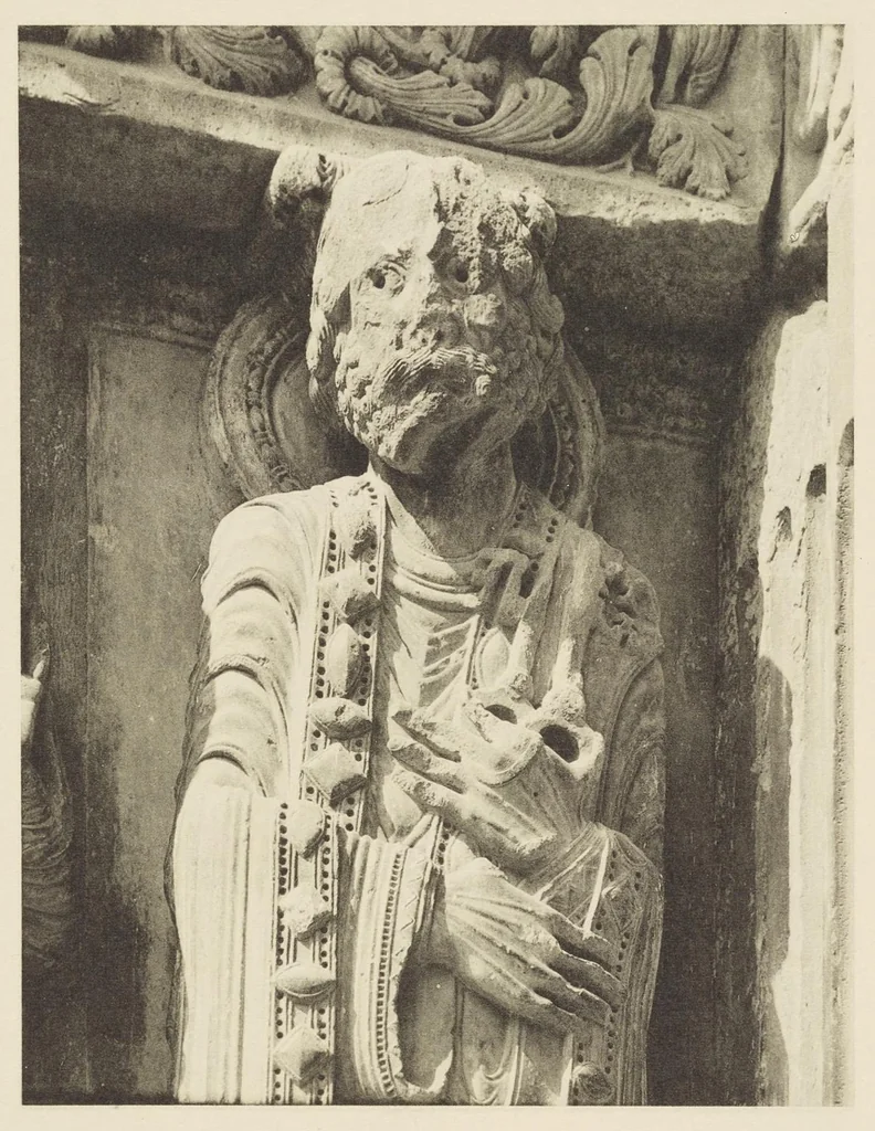 An illustration from Romanesque sculpture of the pilgrimage roads, 1923, leaf 66