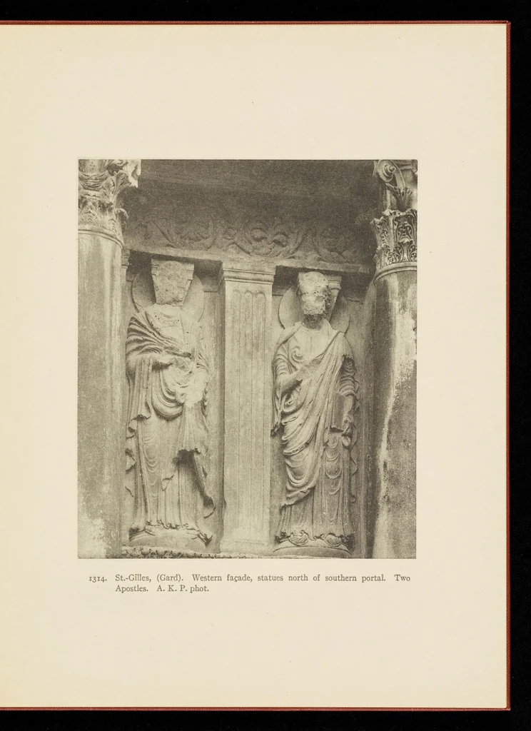 An illustration from Romanesque sculpture of the pilgrimage roads, 1923, leaf 78