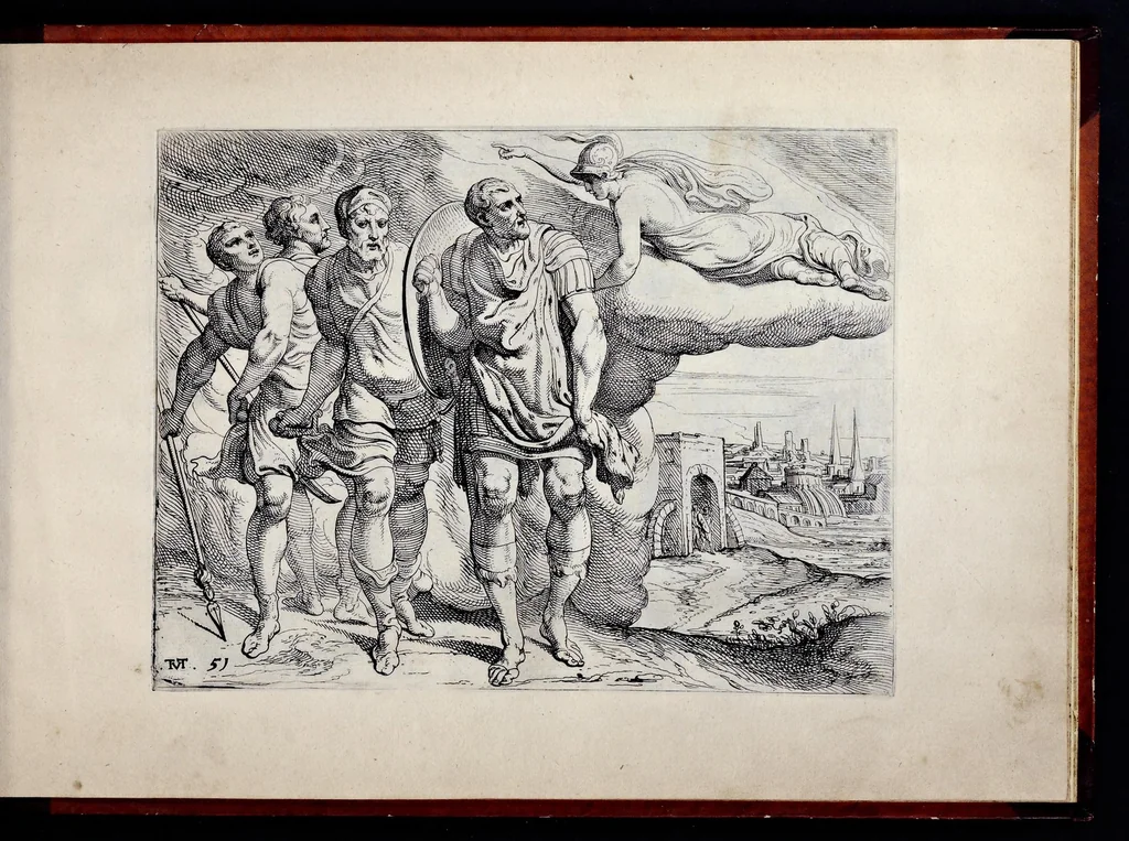 An illustration from Les trauaux d'Vlysse, 1640, leaf 116
