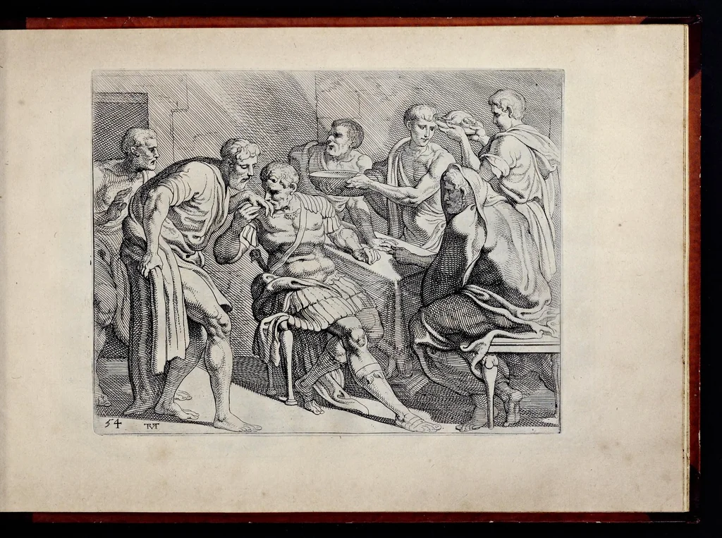 An illustration from Les trauaux d'Vlysse, 1640, leaf 122