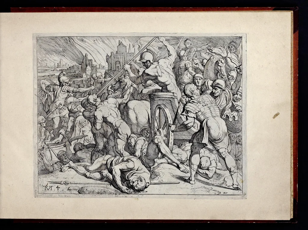 An illustration from Les trauaux d'Vlysse, 1640, leaf 22