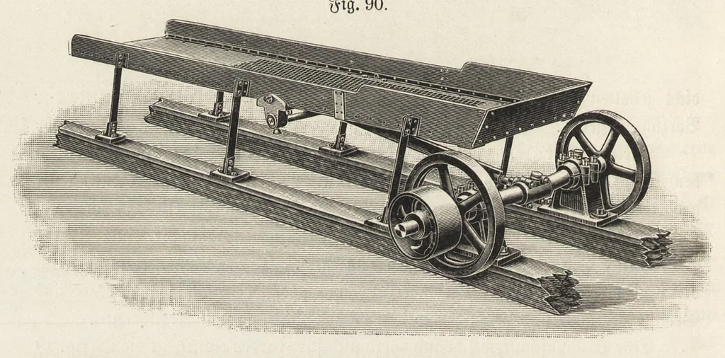 An illustration from J.G. Gentele's Lehrbuch der Farbenfabrikation : Anweisung zur Darstellung, Untersuchung und Verwendung der im Handel vorkommenden Malerfarben, zum Gebrauche für Farben-, Tusch-, und Tapetenfabrikanten, Chemiker, Techniker, Kaufleute, Maler, Koloristen und andere Farbenkonsumenten, 1906, leaf 123