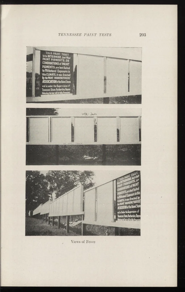 An illustration from Paint technology and tests, 1911, leaf 216