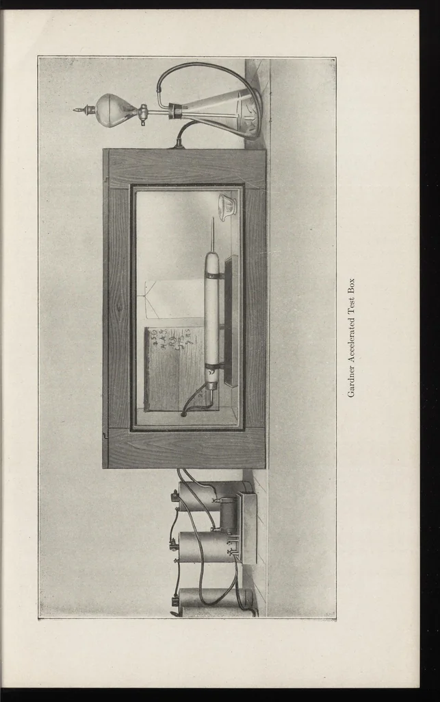 An illustration from Paint technology and tests, 1911, leaf 88
