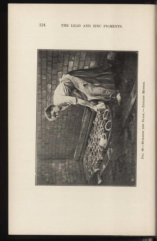 An illustration from The lead and zinc pigments, 1909, leaf 147
