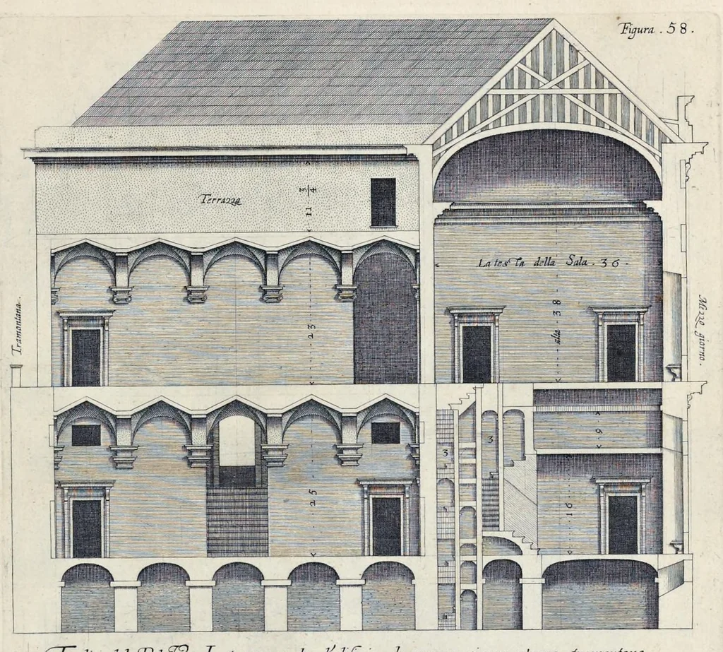 An illustration from Palazzi di Genoua, 1622, leaf 120