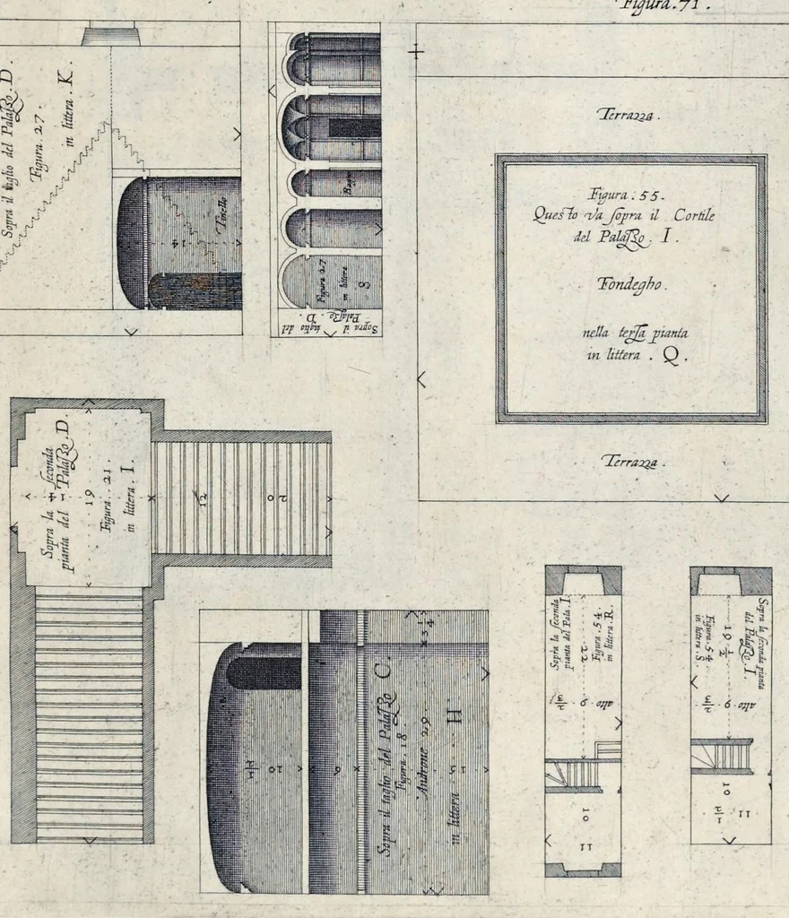 An illustration from Palazzi di Genoua, 1622, leaf 146