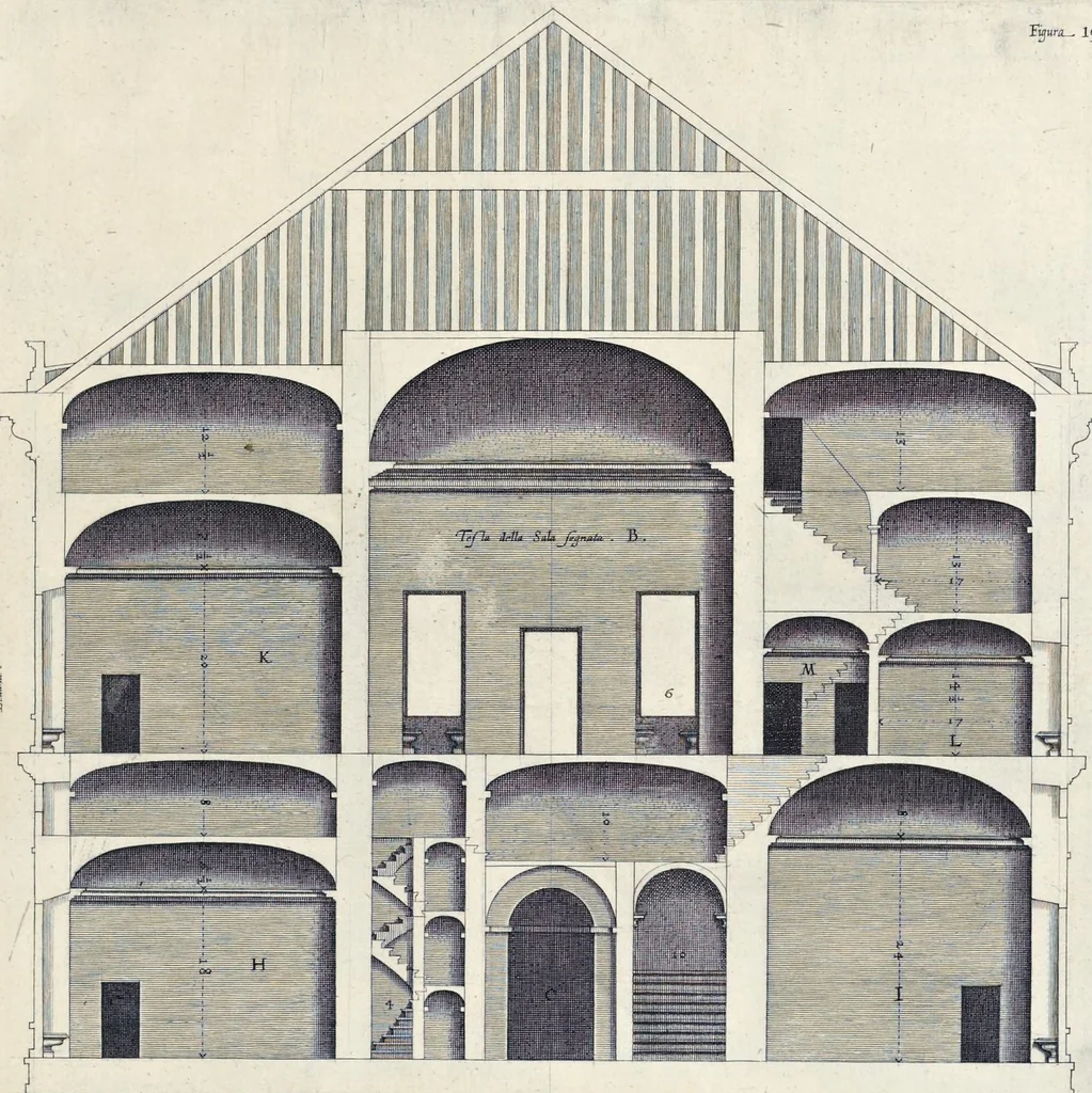 An illustration from Palazzi di Genoua, 1622, leaf 42