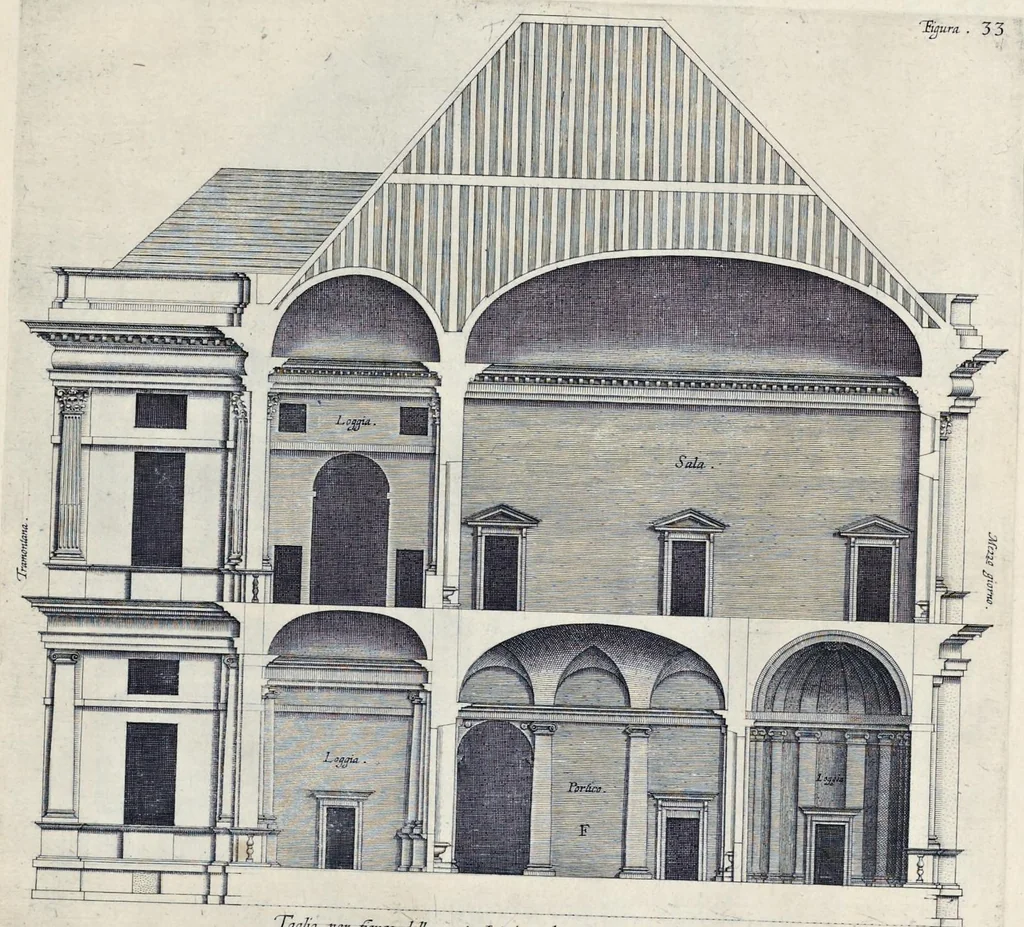 An illustration from Palazzi di Genoua, 1622, leaf 72