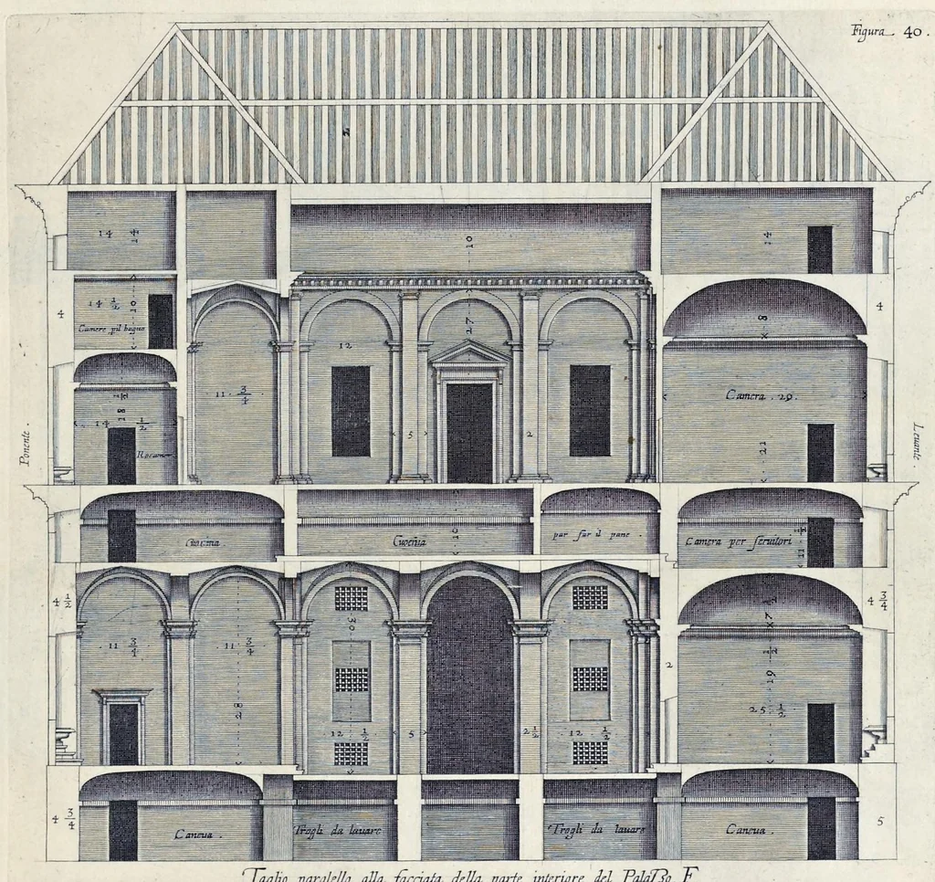 An illustration from Palazzi di Genoua, 1622, leaf 84