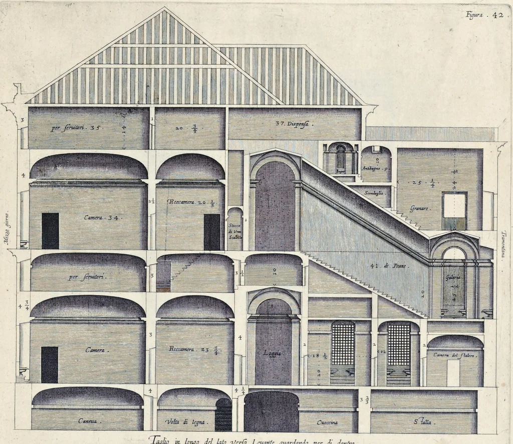 An illustration from Palazzi di Genoua, 1622, leaf 88