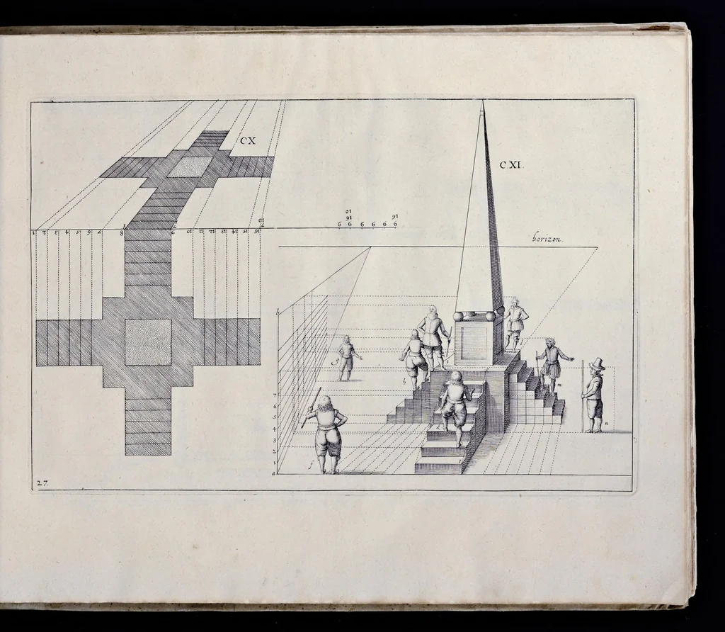 An illustration from Perspective, contenant la theorie et la practique d'icelle, 1614, leaf 106