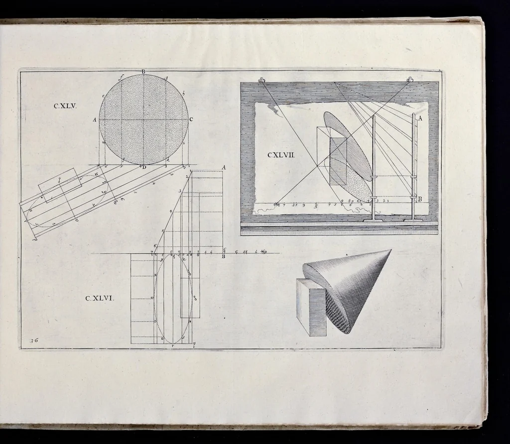 An illustration from Perspective, contenant la theorie et la practique d'icelle, 1614, leaf 124