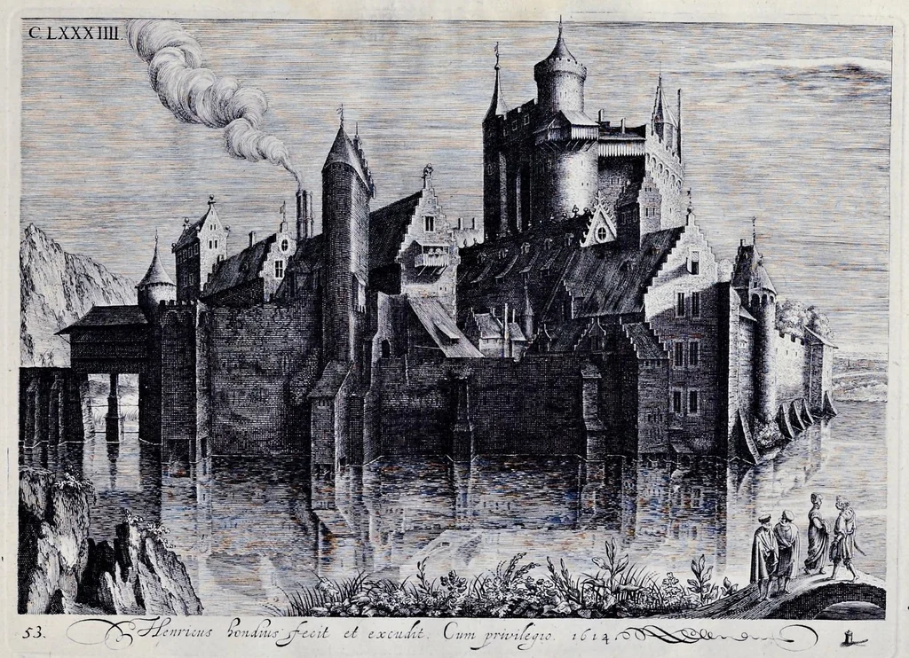 An illustration from Perspective, contenant la theorie et la practique d'icelle, 1614, leaf 158