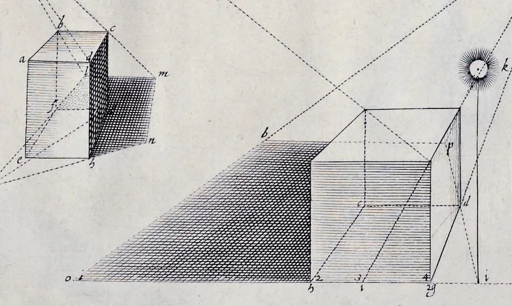 An illustration from Perspective, contenant la theorie et la practique d'icelle, 1614, leaf 186