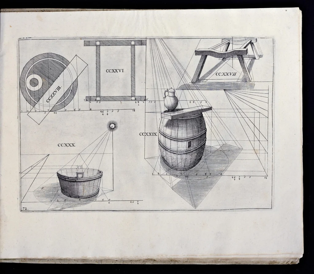 An illustration from Perspective, contenant la theorie et la practique d'icelle, 1614, leaf 196