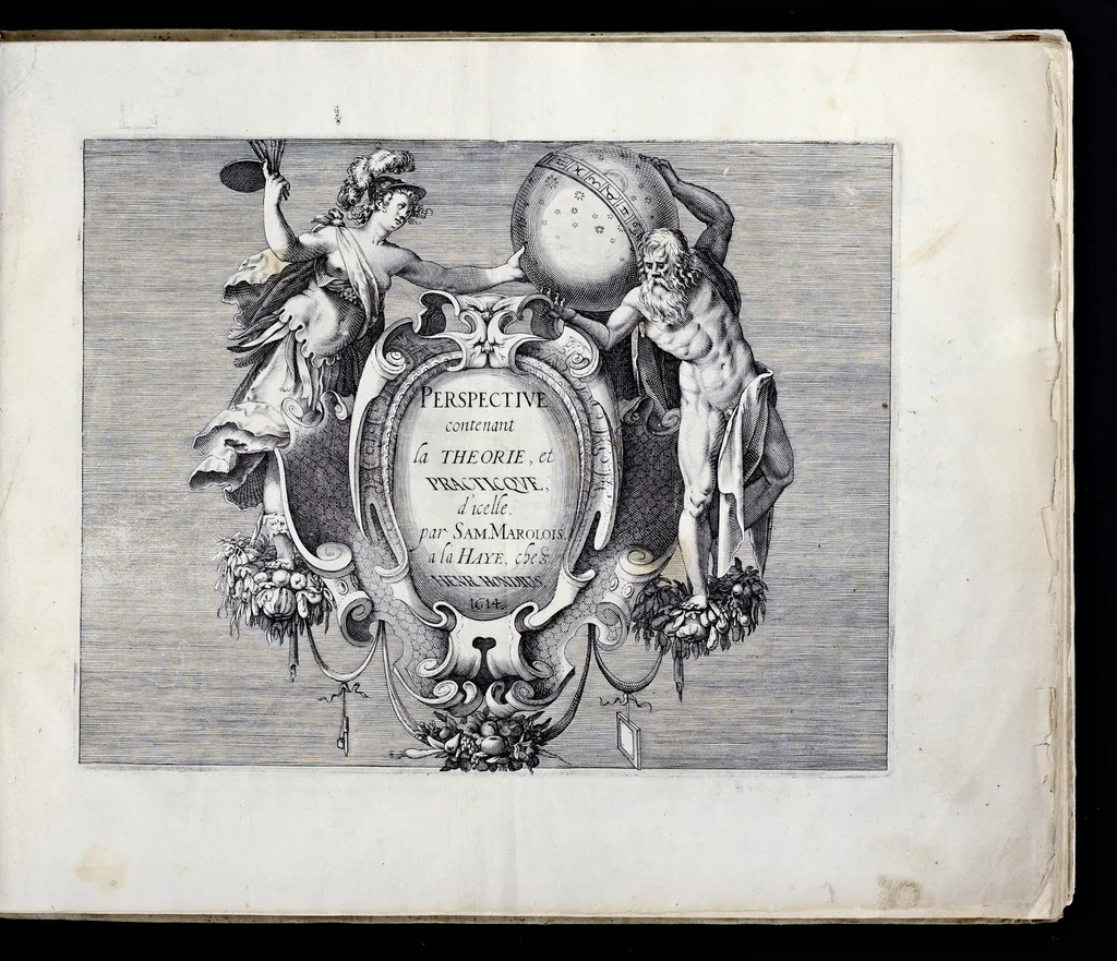 An illustration from Perspective, contenant la theorie et la practique d'icelle, 1614, leaf 4