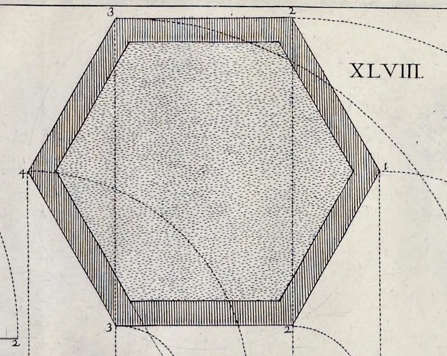 An illustration from Perspective, contenant la theorie et la practique d'icelle, 1614, leaf 74