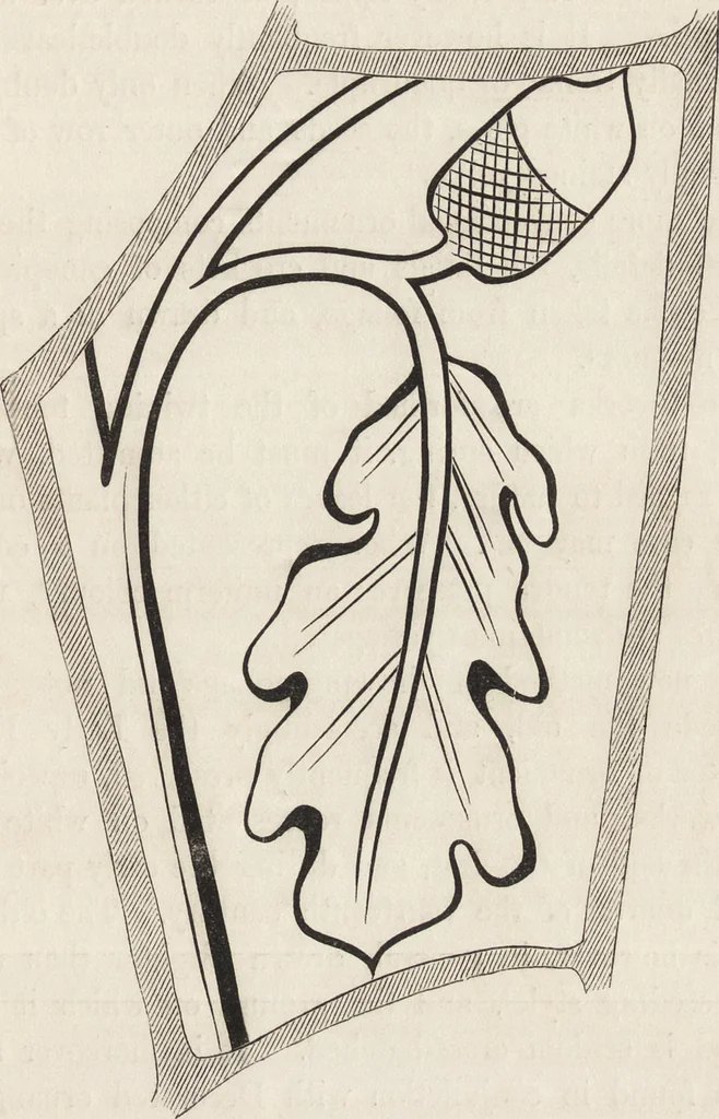 An illustration from An inquiry into the difference of style observable in ancient glass paintings : especially in England: with hints on glass painting, 1847, leaf 100