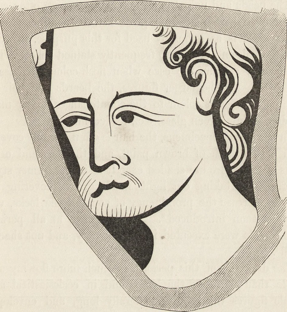 An illustration from An inquiry into the difference of style observable in ancient glass paintings : especially in England: with hints on glass painting, 1847, leaf 96