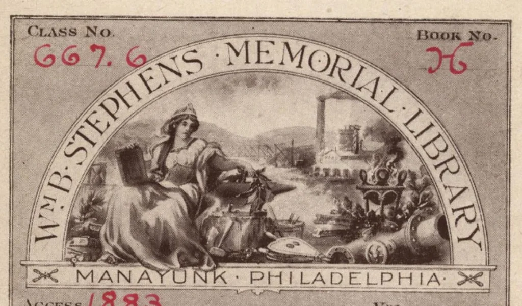 An illustration from The chemistry of paints and paint vehicles, 1906, leaf 1