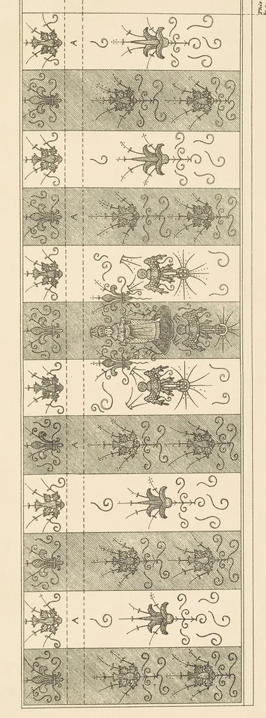 An illustration from Some drawings of ancient embroidery; thirty specimens, 1880, leaf 124