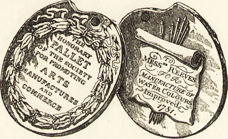 An illustration from The use and abuse of colours and mediums in oil painting : a handbook for artists and art students, 1892, leaf 106