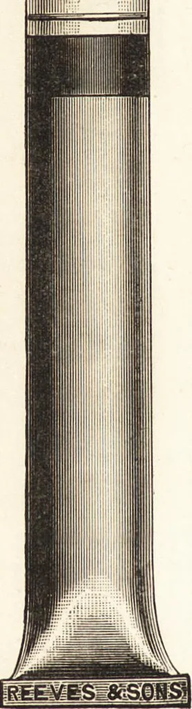 An illustration from The use and abuse of colours and mediums in oil painting : a handbook for artists and art students, 1892, leaf 107