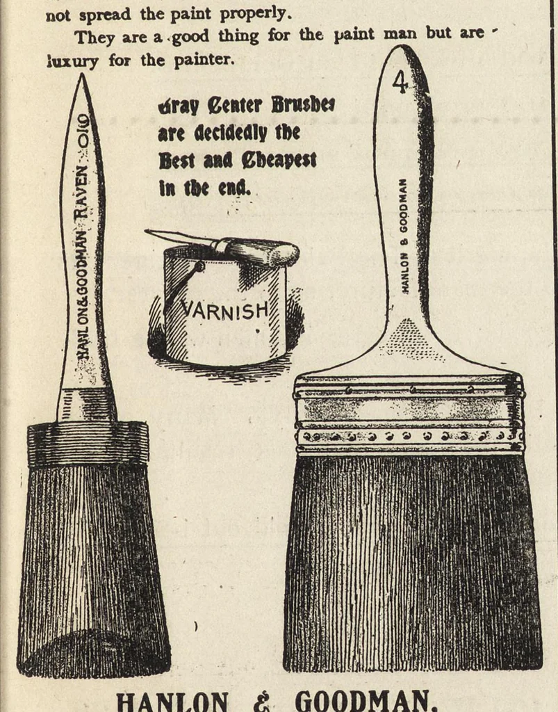 An illustration from 739 paint questions answered : a reference encyclopedia answering knotty problems that confront the painter, decorator, and paint manufacturer in their everyday work, with complete topical index, 1904, leaf 384
