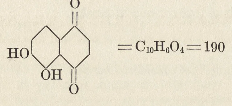An illustration from Dyes classified by intermediates : dyes tabularly arranged under each intermediate, with statistical and other data for both dyes and intermediates : glossary of dye and intermediate names alphabetically arranged, 1922, leaf 359