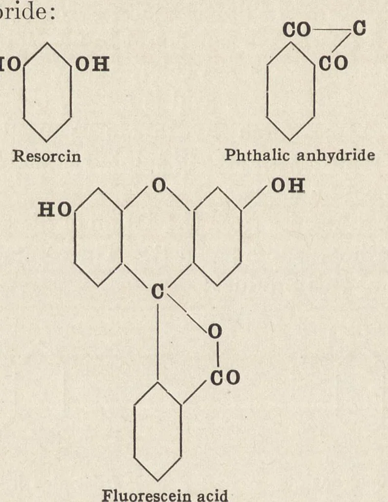 An illustration from The chemistry of the coal-tar dyes, 1911, leaf 241