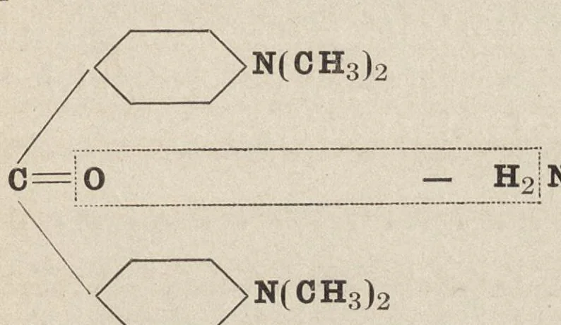 An illustration from The chemistry of the coal-tar dyes, 1911, leaf 462