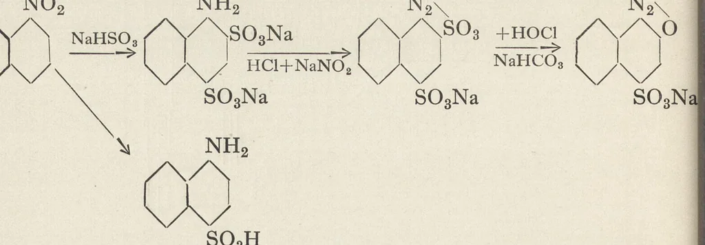An illustration from The fundamental processes of dye chemistry, 1921, leaf 117