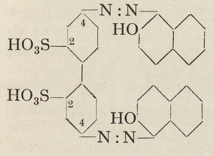An illustration from The fundamental processes of dye chemistry, 1921, leaf 156