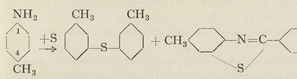 An illustration from The fundamental processes of dye chemistry, 1921, leaf 200