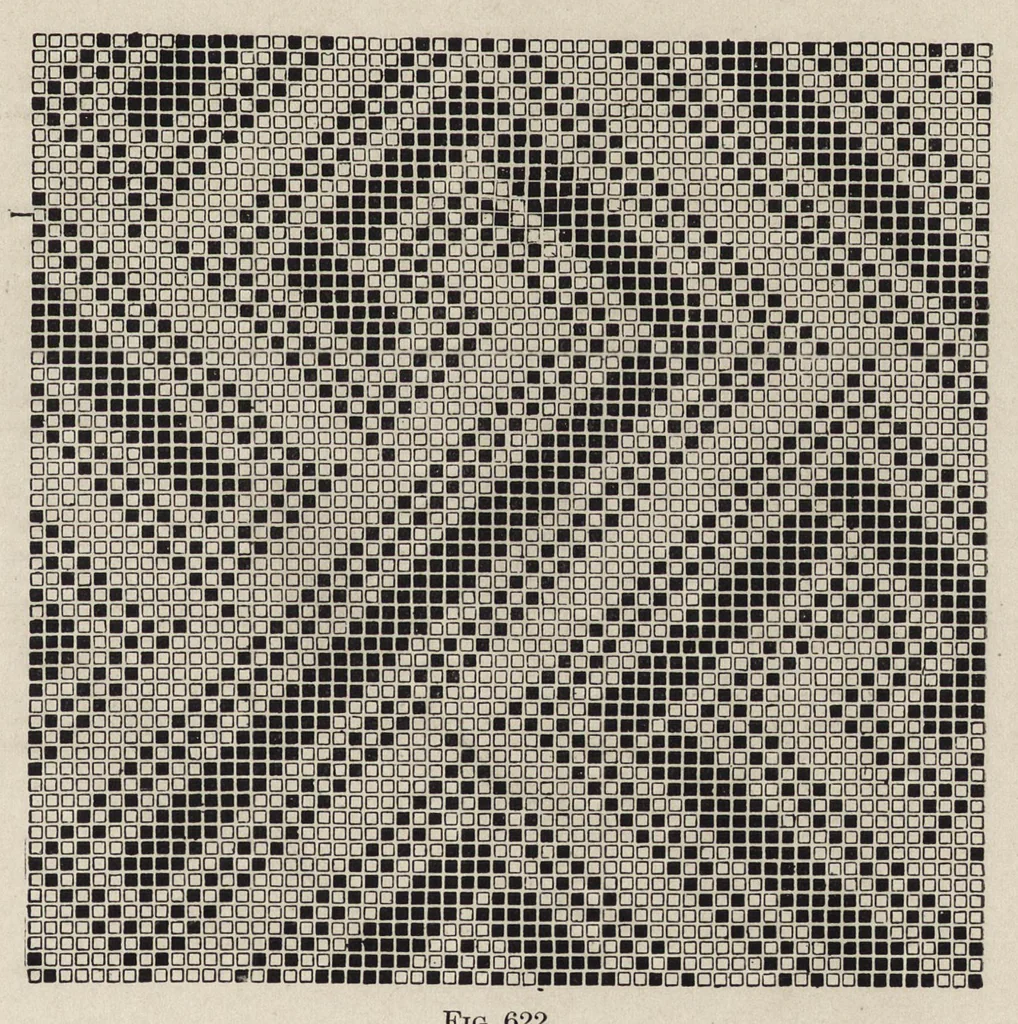An illustration from A handbook of weaves, 1915, leaf 140