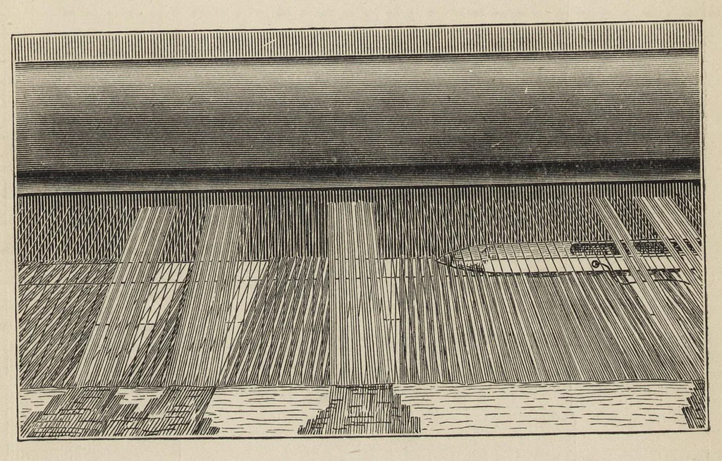 An illustration from Theory and practice of damask weaving, 1903, leaf 28