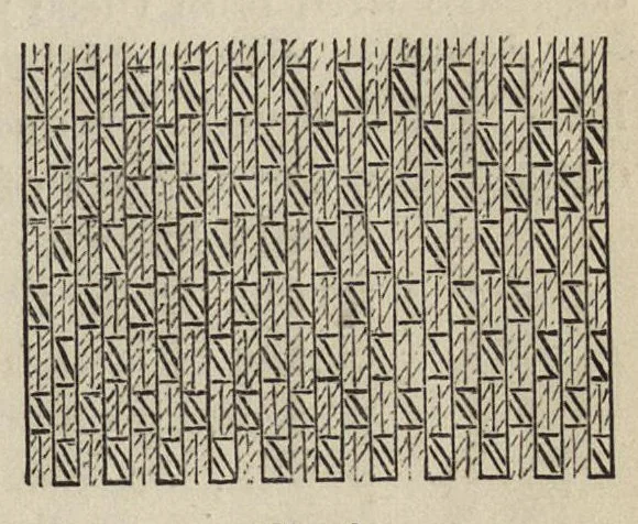 An illustration from Design in textile fabrics, 1885, leaf 20