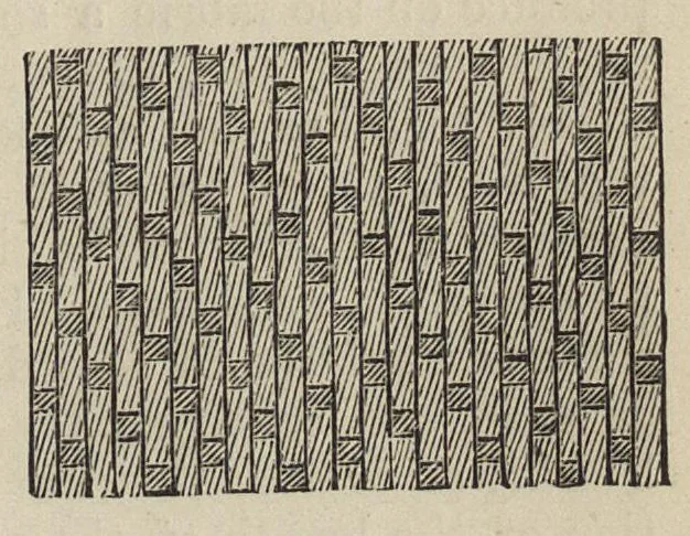 An illustration from Design in textile fabrics, 1885, leaf 26
