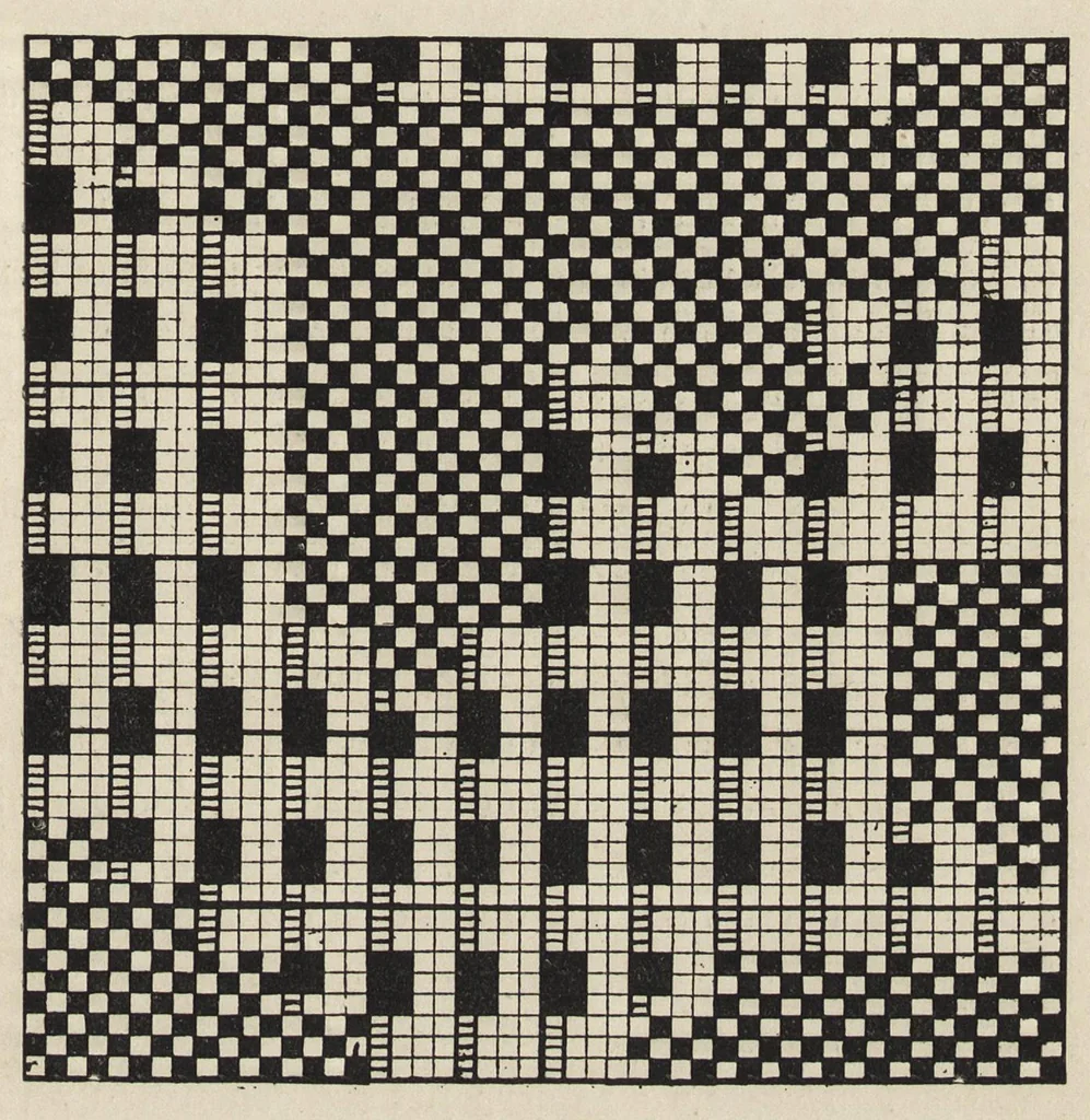 An illustration from Decorative and fancy textile fabrics : with designs and illustrations, 1898, leaf 172
