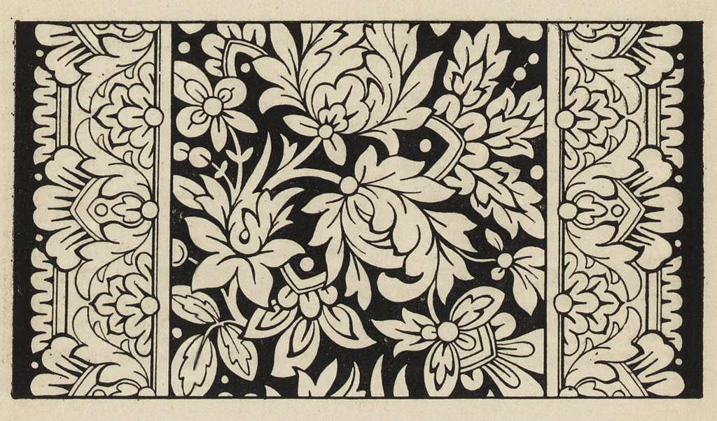 An illustration from Decorative and fancy textile fabrics : with designs and illustrations, 1898, leaf 40