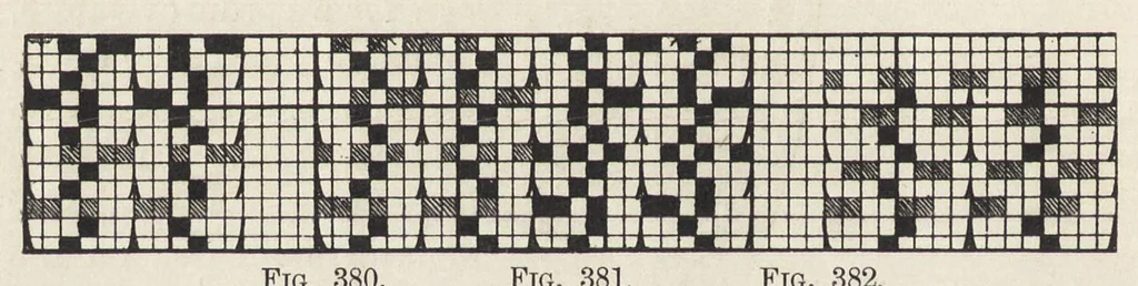 An illustration from Grammar of textile design, 1906, leaf 167