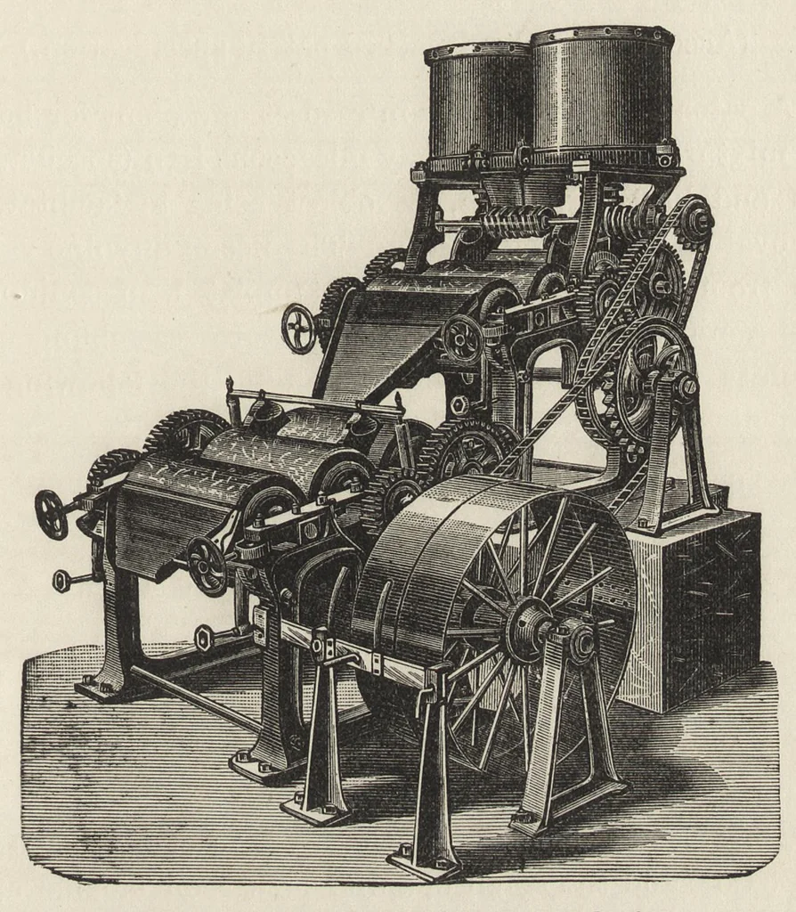 An illustration from Iron corrosion : anti-fouling and anti-corrosive paints, 1900, leaf 210
