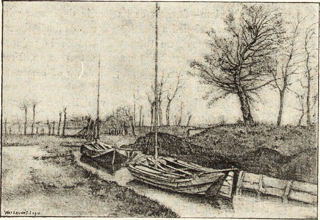 An illustration from The landscape and pastoral painters of Holland : Ruisdael, Hobbema, Cuijp, Potter, 1891, leaf 24