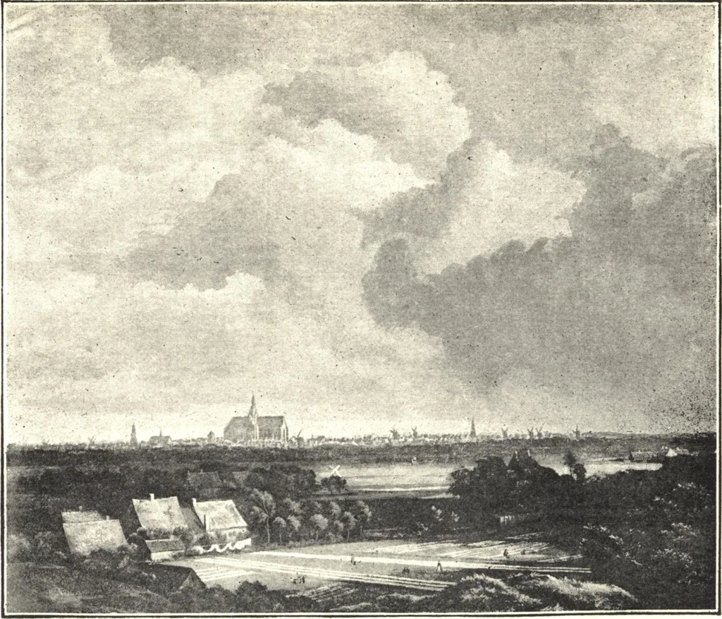 An illustration from The landscape and pastoral painters of Holland : Ruisdael, Hobbema, Cuijp, Potter, 1891, leaf 39