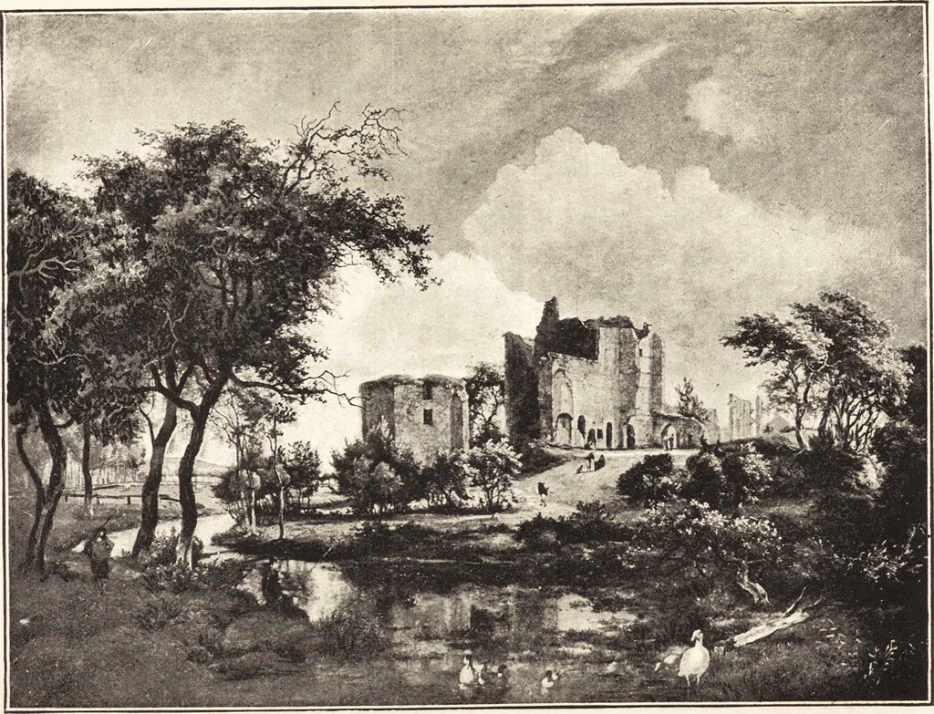 An illustration from The landscape and pastoral painters of Holland : Ruisdael, Hobbema, Cuijp, Potter, 1891, leaf 73